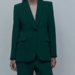 Zara Matching Green Suit Set